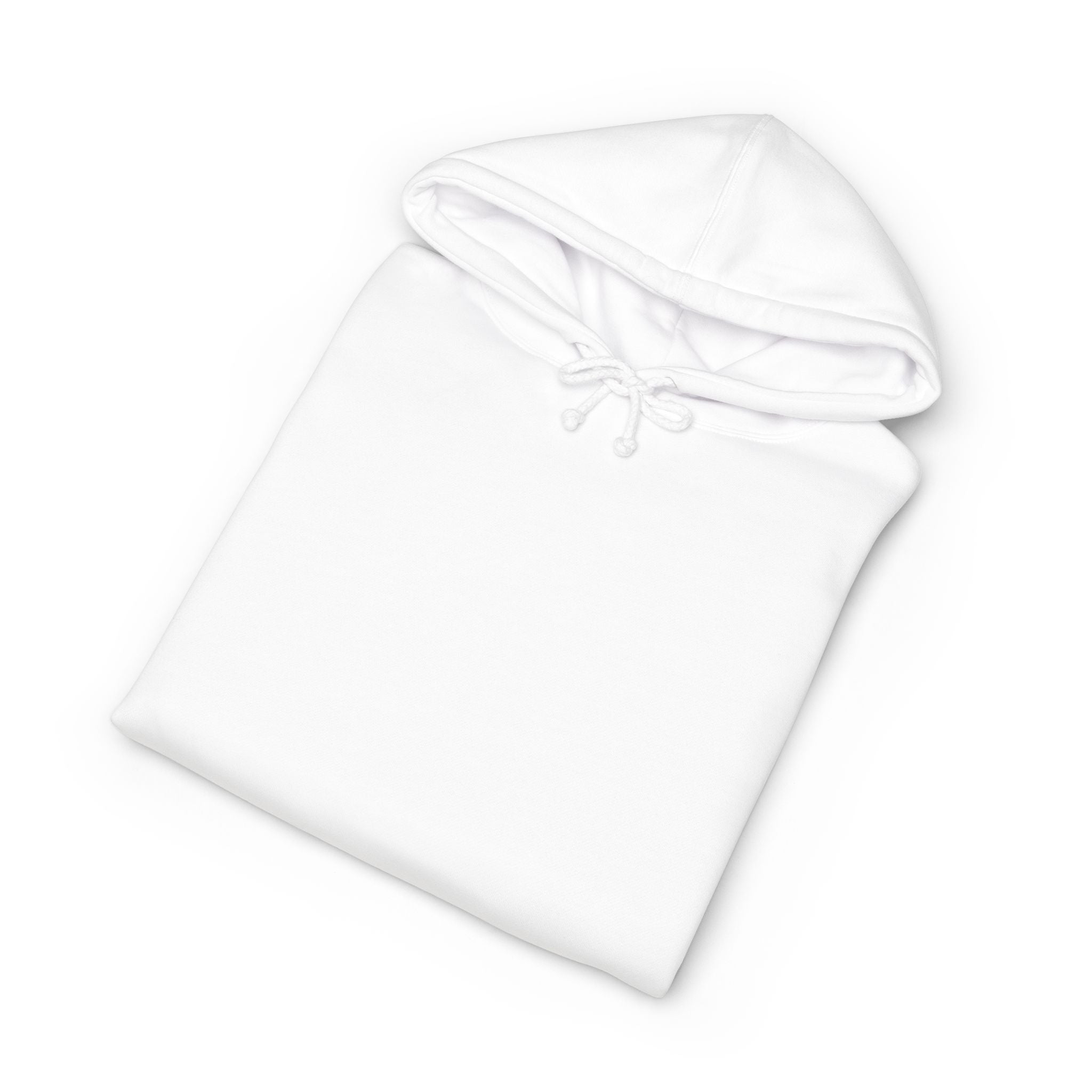 White Cat DJ Graphic Hoodie – Unisex Retro Cool Cat with Headphones Pullover