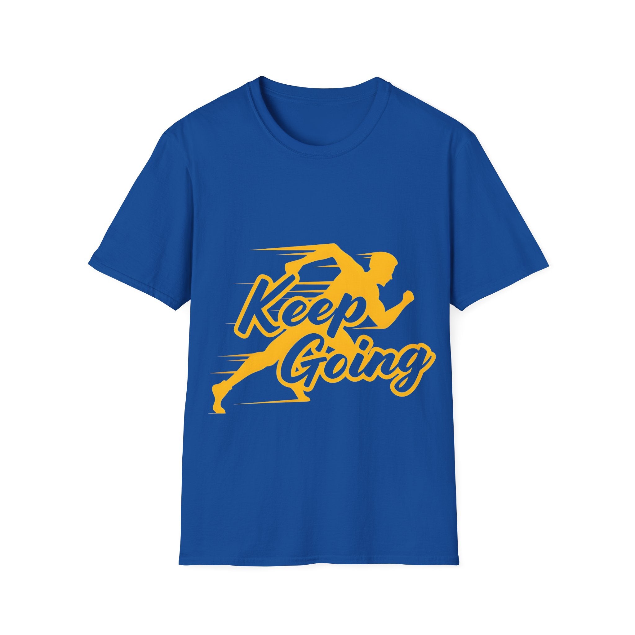 Keep Going Running T-Shirt — Motivational Fitness Tee