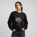 Overthinking Brain Sweatshirt | Dark Grunge Graphic Crewneck | Zetrease