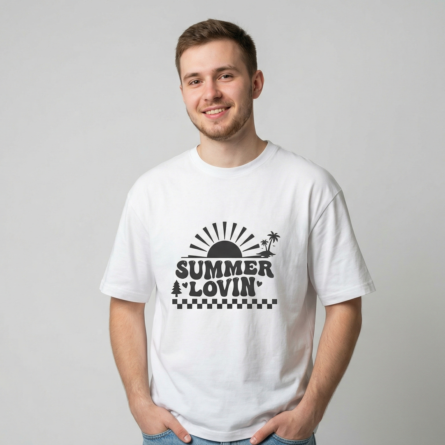 Summer Lovin' T-Shirt | Retro Beach Graphic Tee | Zetrease