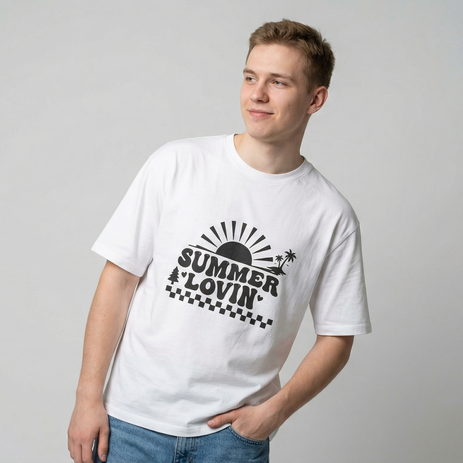 Summer Lovin' T-Shirt | Retro Beach Graphic Tee | Zetrease