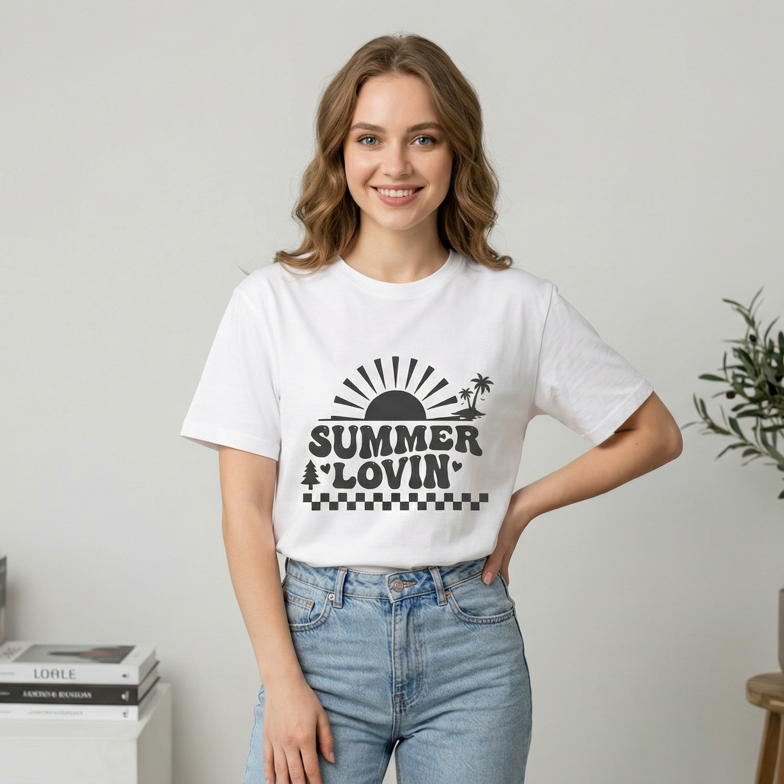 Summer Lovin' T-Shirt | Retro Beach Graphic Tee | Zetrease