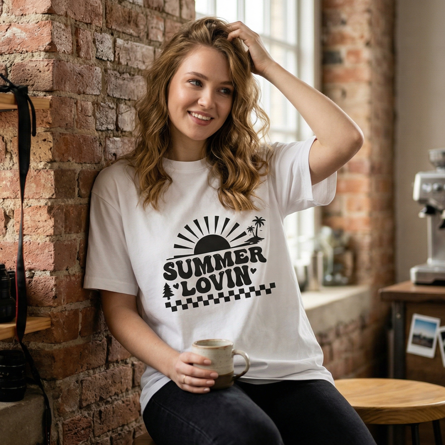 Summer Lovin' T-Shirt | Retro Beach Graphic Tee | Zetrease