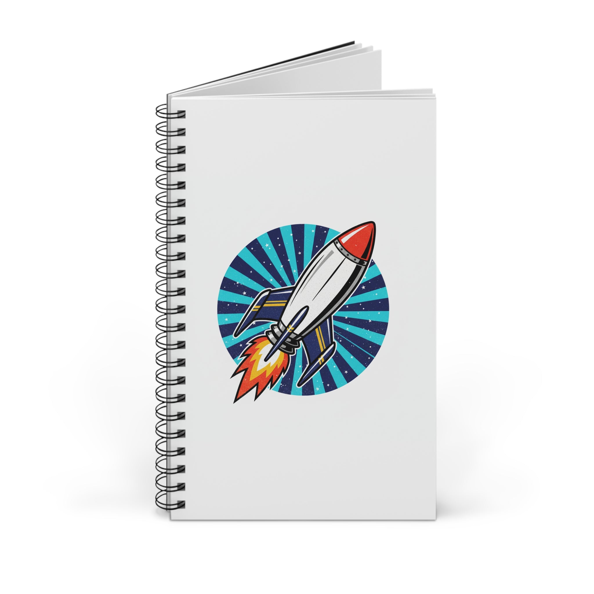 Rocket Launch Spiral Journal — Space Adventure Notebook for Kids & Teens