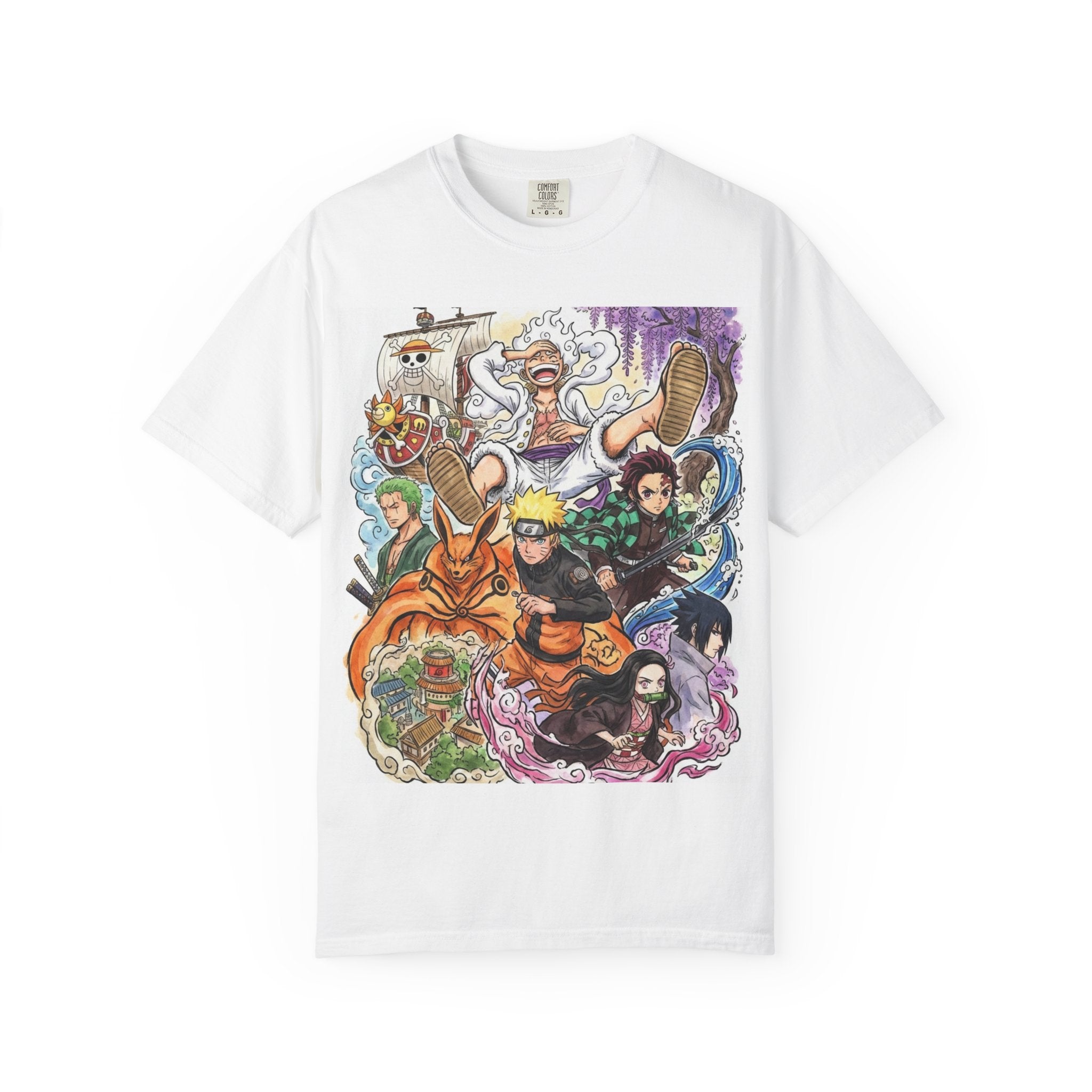 One Piece x Naruto x Demon Slayer T-Shirt