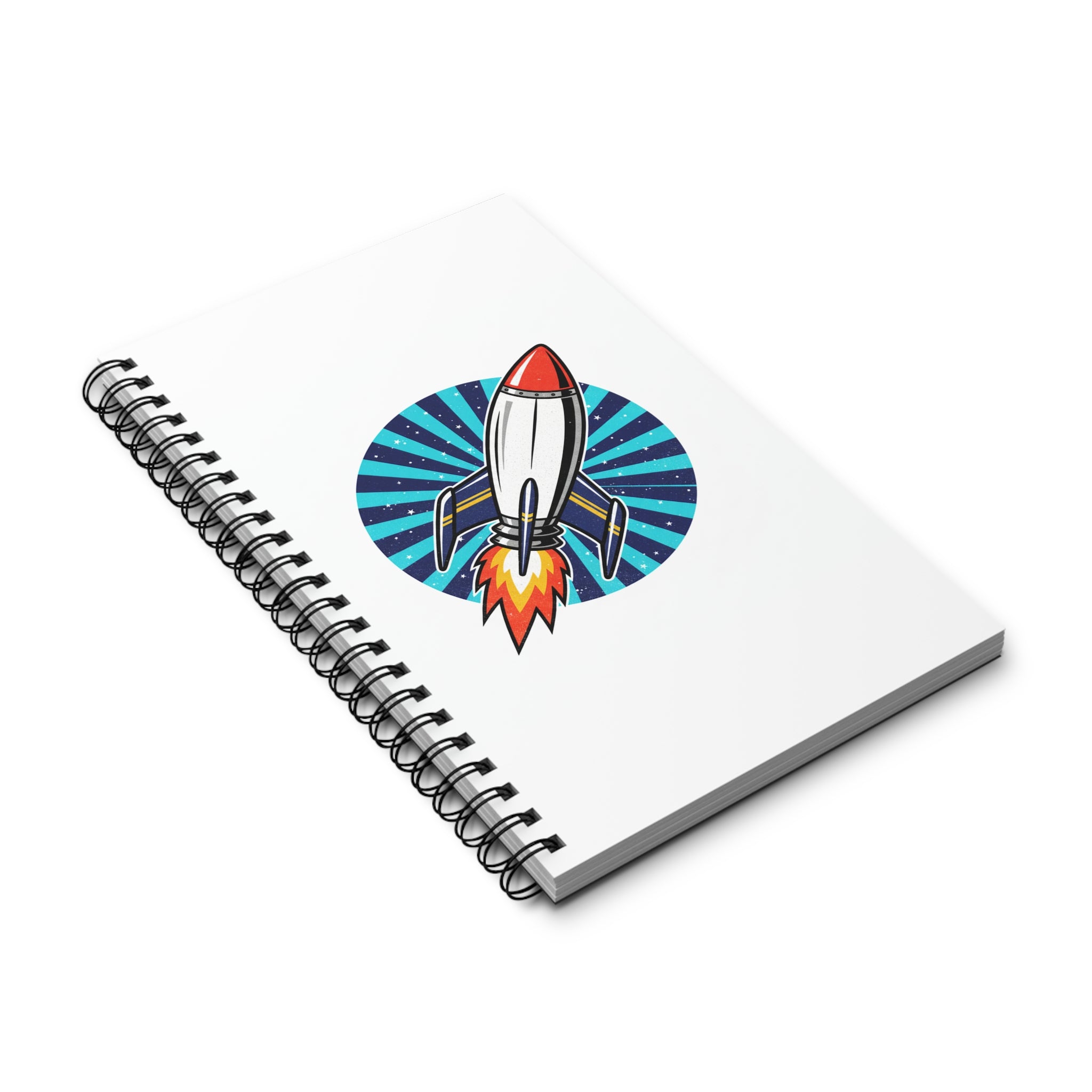 Rocket Launch Spiral Journal — Space Adventure Notebook for Kids & Teens