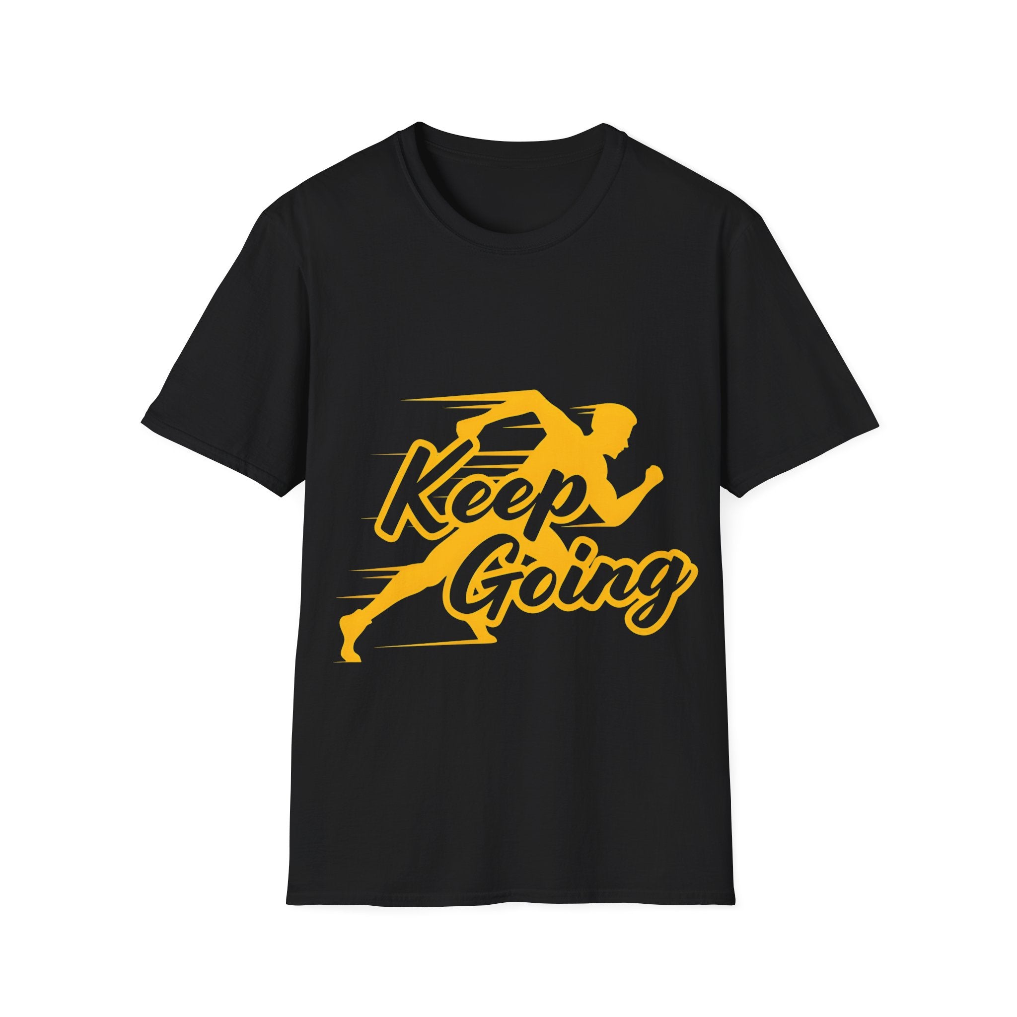 Keep Going Running T-Shirt — Motivational Fitness Tee
