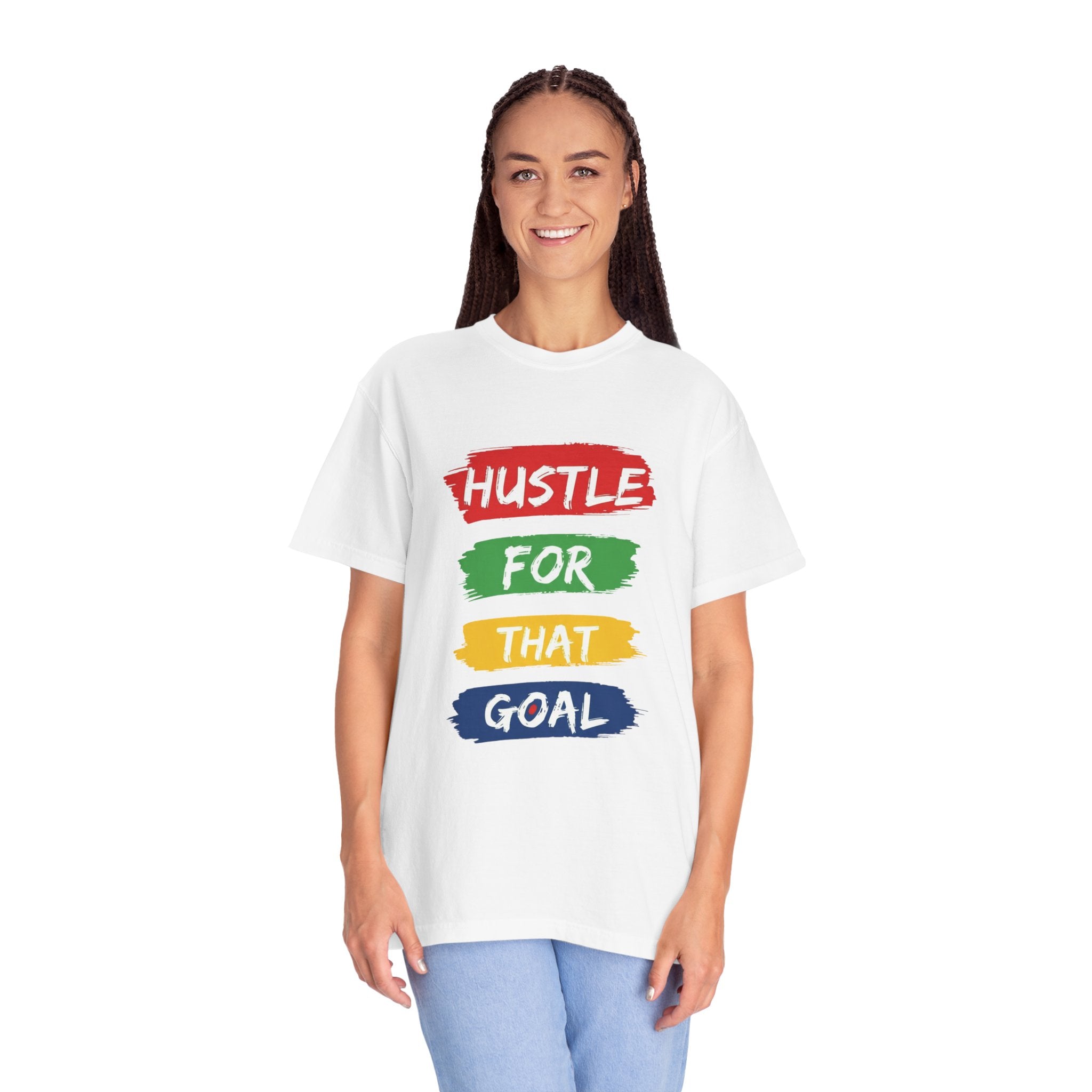 Hustle For That Goal T-Shirt — Motivational Graphic Tee