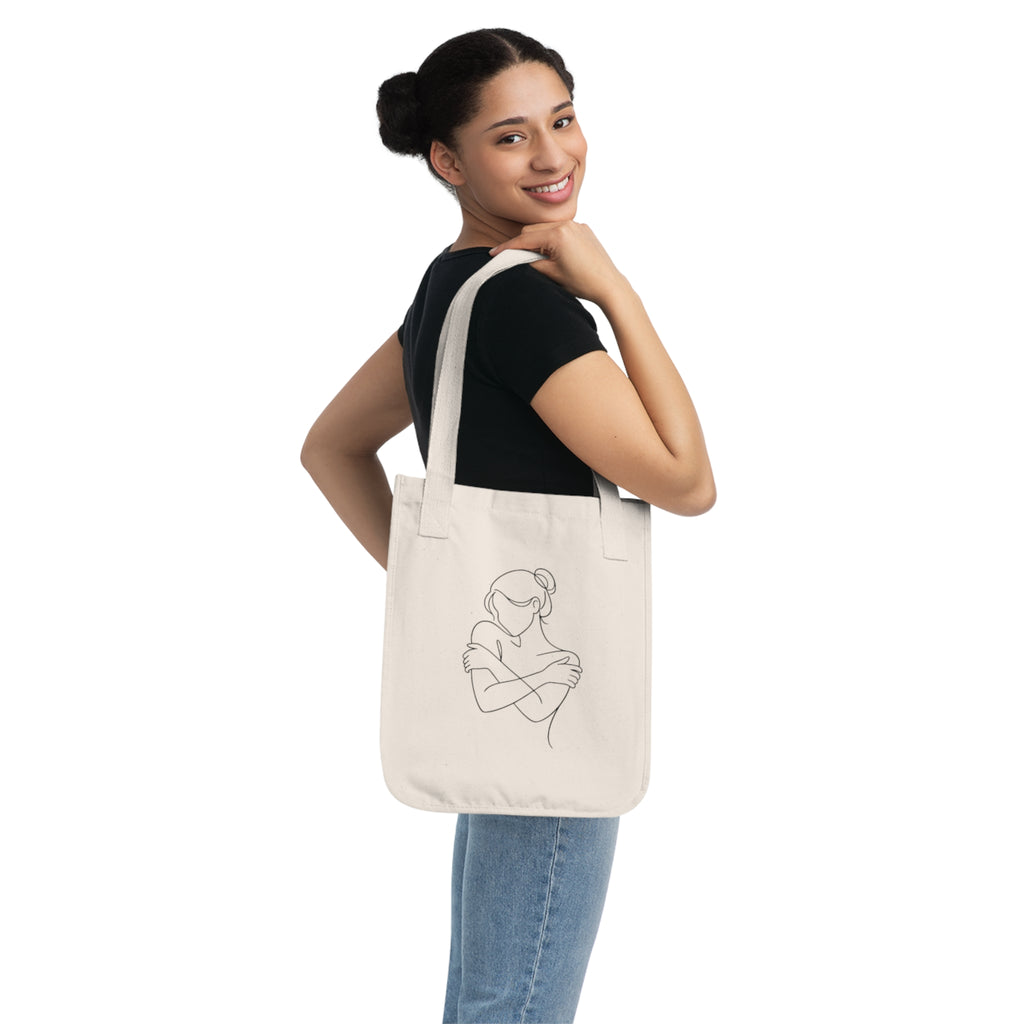 Love Yourself First - Minimalist Women Empowerment Tote Bag