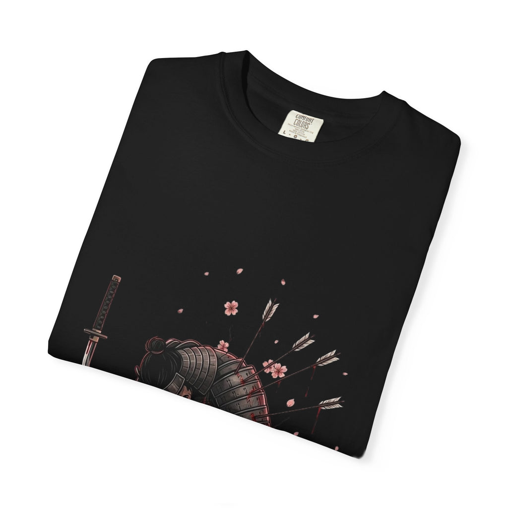 Fallen Samurai T-Shirt | Japanese Dark Art Graphic Tee | Zetrease