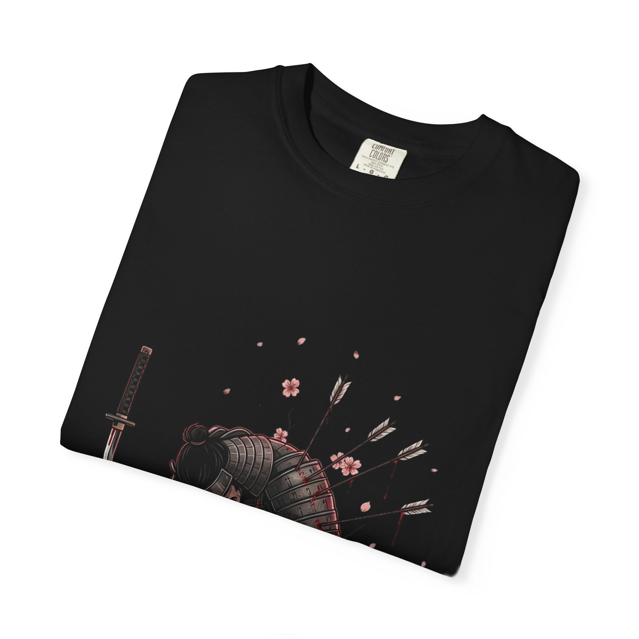 Fallen Samurai T-Shirt | Japanese Dark Art Graphic Tee | Zetrease